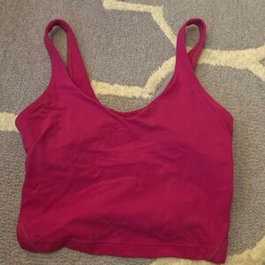 Raspberry lululemon align tank
